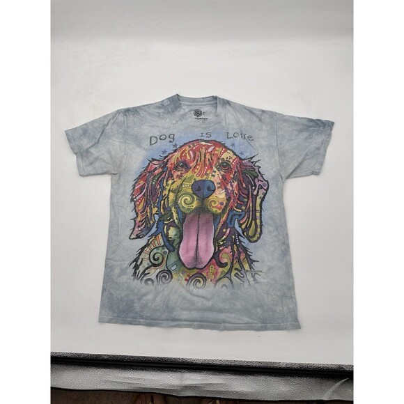 2015 The Mountain Tie Dye Dog Is Love art size L - Picture 2 of 8